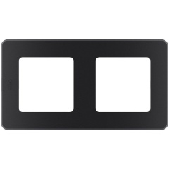 Изображение товара Рамка Legrand INSPIRIA 2 поста антрацит пластиковая для внутреннего использования