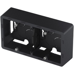 Изображение товара Коробка накладного монтажа Legrand INSPIRIA 2 поста, антрацит, 673993