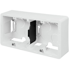 Изображение товара Коробка накладного монтажа Legrand INSPIRIA 2 поста, белый, 673990