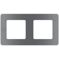 Изображение товара Рамка Legrand INSPIRIA 2 поста дымчатая для электроустановочных изделий