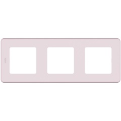 Изображение товара Рамка Legrand INSPIRIA 3 поста, розовый
