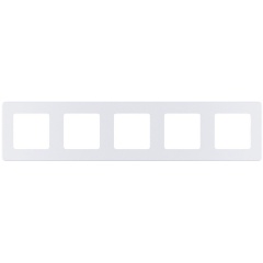 Изображение товара Рамка Legrand INSPIRIA 5 постов жемчуг электромонтажная для внутреннего использования