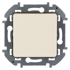 Изображение товара Выключатель Legrand INSPIRIA одноклавишный, 10 AX - 250 В, слоновая кость, 673601