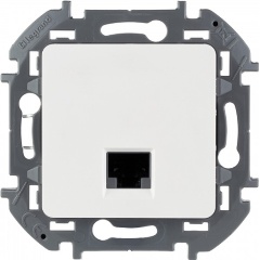 Изображение товара Розетка компьютерная Legrand Inspiria RJ45 кат.5E UTP белый, 673825