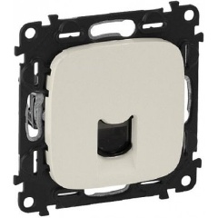 Изображение товара Телефонная розетка LEGRAND ТЛФ 1 постовая Valena ALLURE DIY слоновая кость