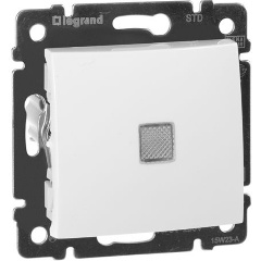 Изображение товара Выключатель Legrand VALENA подсветка, 10A, белый, 774410