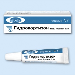Изображение товара Лекарственное средство Гидрокортизон гл. мазь 5мг/г туба 3г №1 (JELFA SA)