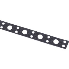 Изображение товара Лента монтажная оцинкованная перфорированная REXANT прямая 12х0,55 мм (рулон 25 м.)