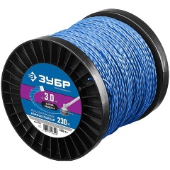 Изображение товара Леска для триммера ВИТОЙ КВАДРАТ 3.0 мм 230 м ЗУБР Профессионал