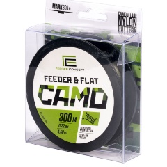 Изображение товара Леска монофильная Feeder Concept FEEDER & FLAT Camo 300м, 022 мм