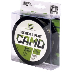 Изображение товара Леска монофильная Feeder Concept FEEDER & FLAT Camo 300м, 025 мм