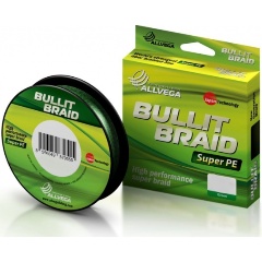 Изображение товара Плетеный шнур ALLVEGA Bullit Braid 270м 0, 30мм 23, 4кг, темно-зеленая