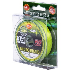 Изображение товара Леска плетеная WFT KG MICRO BRAID Chartreuse 150/0060 мм