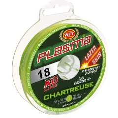 Изображение товара Леска плетеная WFT KG PLASMA LAZER SKIN Chartreuse 150/014 мм