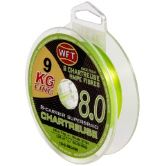 Изображение товара Леска плетеная WFT KG x8 Chartreuse150 м, 008 мм