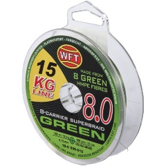 Изображение товара Леска плетеная WFT KG x8 Green 150 м, 012 мм