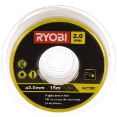 Изображение товара Леска RYOBI RAC102 (2.0 мм, 15 м, круг) 5132002639
