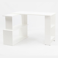 Изображение товара Стол письменный LETTA Каркас, фурн./угл. Jazz Белое тиснен., шт