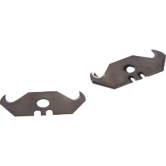 Изображение товара Сменные лезвия для ножей КОБАЛЬТ ширина 19 мм, крюковидные, сталь У8, 5 шт. в комплекте, блистер (911-512)