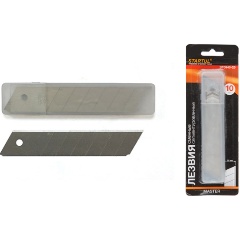 Изображение товара Лезвия сменные сегментированные 25мм 10шт STARTUL MASTER (ST0940-25) (лезвие для ножа)