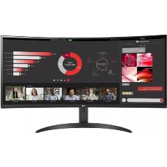 Изображение товара Монитор LG 34WR50QC-B 34" изогнутый VA, FreeSync, HDMI, DisplayPort
