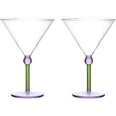 Изображение товара Набор креманок LIBERTY JONES Orb 2 шт., 260 мл, стекло, сиреневый/зеленый (LJ0000461)
