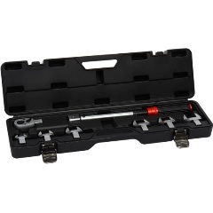 Изображение товара Ключ динамометрический LIGE 8пр., 14х18мм, 3/8" с набором рожковых насадок (17,22,24,26,27,30мм, 20-120Nm) 475мм, в кейсе LG-S7908