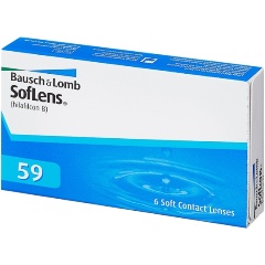 Изображение товара Контактные линзы Bausch & Lomb SofLens 59 6pk (-0.75/8.6/14.2)