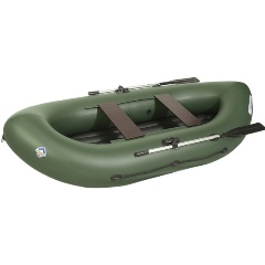 Изображение товара Лодка ПВХ гребная Лоцман Турист 320 ВНД, зелёный