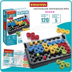 Изображение товара Настольная логическая игра BONDIBON ВВ5959 БондиЛогика. IQ-Виток
