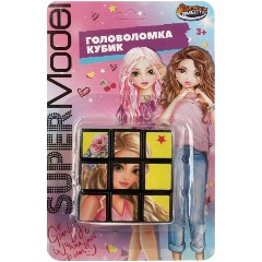 Изображение товара Логическая игра ИГРАЕМ ВМЕСТЕ Кубик 3х3, модели, ZY896242-R12
