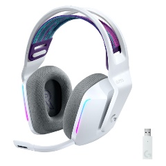 Изображение товара Беспроводные игровые наушники c RGB подсветкой Logitech G733 Lightspeed Wireless RGB Gaming Headset White (981-000883)