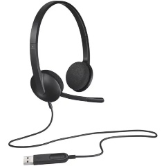 Изображение товара Гарнитура Logitech Headset H340 USB (981-000509)
