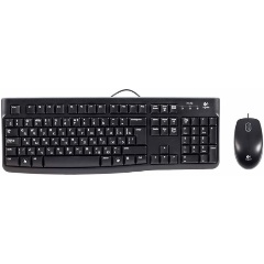 Изображение товара Комплект: клавиатура+мышь Logitech MK120 черный (920-002562)