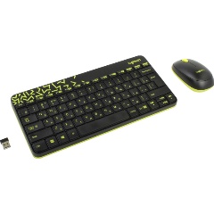 Изображение товара Комплект клавиатура и мышь Logitech Wireless Combo MK240 Nano Black (920-008213)
