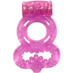 Изображение товара Эрекционное кольцо LOLA GAMES розовое Rings Treadle с подхватом