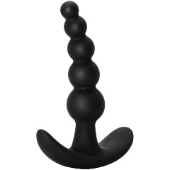 Изображение товара Анальная пробка LOLA TOYS Чёрная Bubbles Anal Plug - 11,5 см.