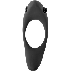 Изображение товара Эрекционное виброкольцо LOLA TOYS Lunar черное для стимуляции мошонки и клитора