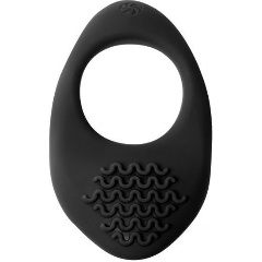 Изображение товара Виброкольцо LOLA TOYS черное эрекционное Pure Passion Moonshine