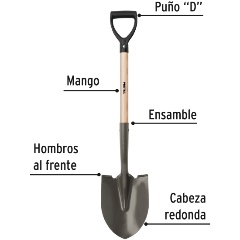 Изображение товара Лопата штыковая Pretul 22502