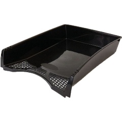 Изображение товара Горизонтальные лотки для бумаг Attache эконом 3 шт черные для формата А4