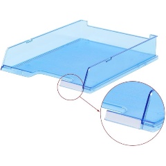 Изображение товара Лоток для бумаг для бумаг HAN с инд.окном прозр.синий 1020/26