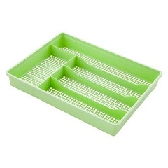 Изображение товара Лоток для столовых приборов ПОЛИМЕРБЫТ 340х255х45мм (4316400)