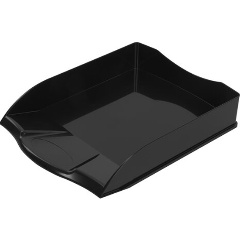 Изображение товара Горизонтальный лоток для бумаг BRAUBERG Delta A4 черный