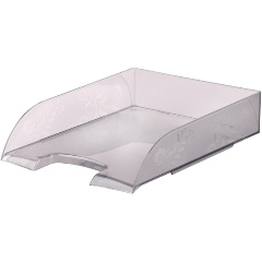 Изображение товара Лоток горизонтальный для бумаг Комус Русская Серия дымчатый