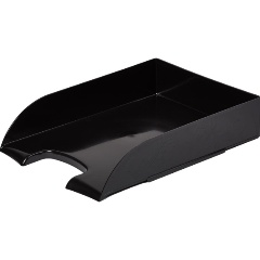 Изображение товара Лоток горизонтальный Комус Русская серия, черный непроз