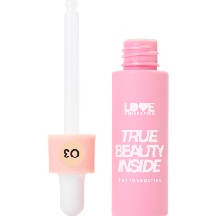 Изображение товара Тональный крем-тинт для лица Love Generation True Beauty inside пудровый финиш, тон 03 холодный бежевый