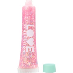 Изображение товара Глиттер-гель для лица Love Generation We love glitter тон 02 розовый.