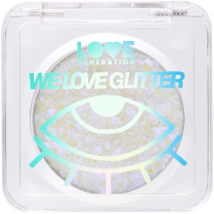Изображение товара Глиттер для лица Love Generation We love glitter тон 04 серебристо-фиолетовый