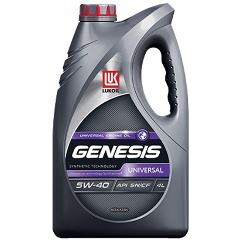Изображение товара Моторное масло ЛУКОЙЛ Genesis Universal 5W-40 полусинтетическое 4 л